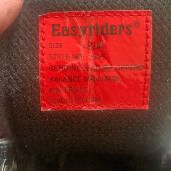 Easy Rider Logger Boots. Size 8 1/2 M just like new. Mens. - Picture 6 of 8